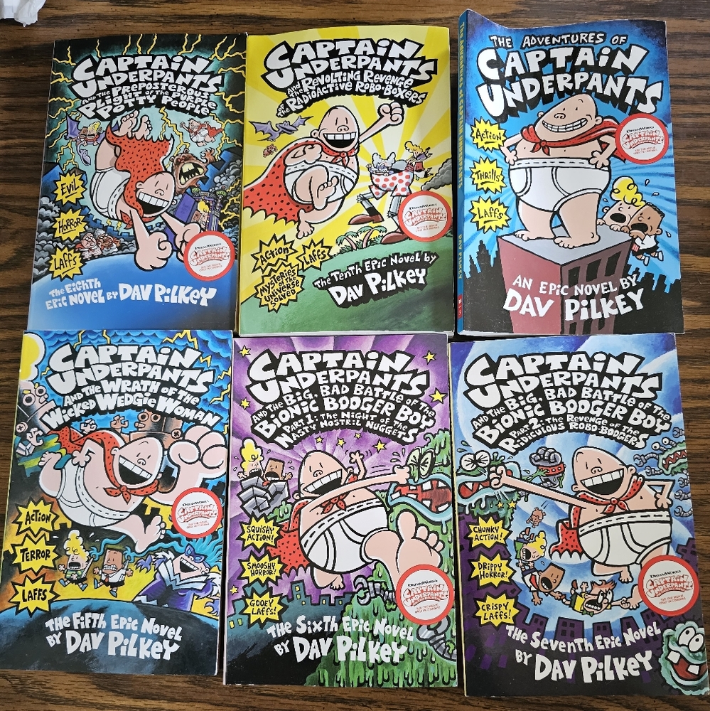 Captian underpants books